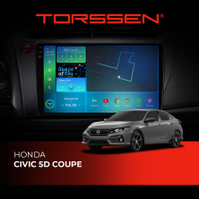 Штатна магнітола Torssen 2K Honda Civic 5D Coupe F9232 4G Carplay DSP