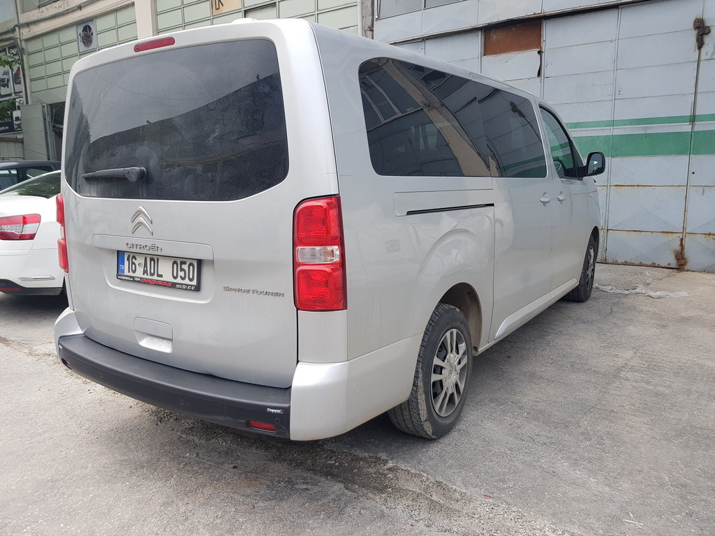 Накладка на задній бампер EuroCap (на довгу базу, ABS) для Opel Vivaro 2019- рр