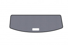 Гумовий килимок в багажник Carsuit (3 ряди, 7-ми місний, сірий) Mazda 5 2005-2009 рр.
