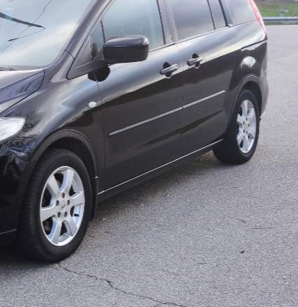 Накладки на арки (4 шт, чорні) 2005-2008, ABS-пластик для Mazda 5 рр
