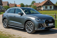 Бокові пороги Maydos V1 (2 шт., Алюміній) Audi Q3 2019- рр.