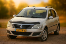 Дефлектор капота (EuroCap) Renault Logan I 2008-2013 рр.
