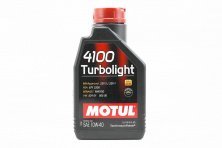 Масло 4T 10W-40 - напівсинтетична універсальна `4100 Turbolight`, 1L KS
