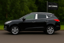 Повна окантовка стекол та стійок LIBAO (20 шт, нерж.) Hyundai IX-35 2010-2015 рр.