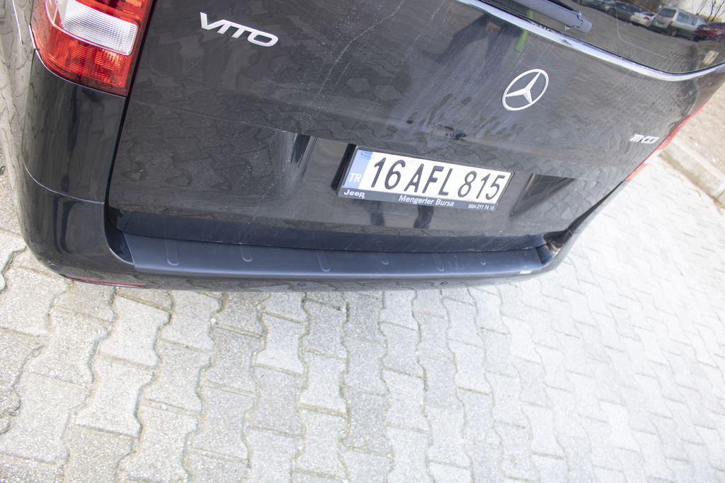 Накладка на задній бампер EuroCap (ABS) для Mercedes Vito/V-class W447 2014- рр