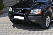 Кенгурятник WT003 Black (нерж.) Volvo XC90 2002-2014 рр.
