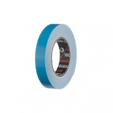 Лента клейкая двухсторонняя PROF FIX, 12 мм*2 м*1 мм, белая, вспененный полиэтилен, STORM