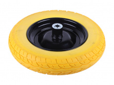 Колесо 3,50 -8 TL (бескамерное, под ось d-16мм) (желтое) AMG