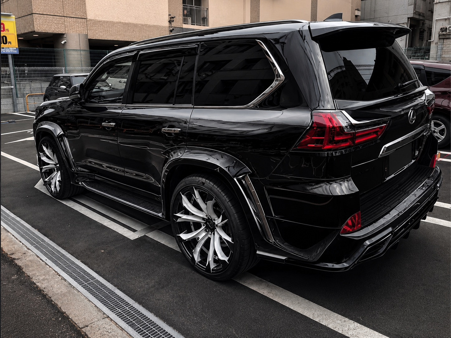 Комплект обвісів (Wald) Під фарбування для Lexus LX570/450d 2008-2022 рр