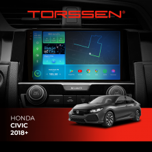 Штатна магнітола Torssen 2K Honda Civic 18+ F9432 4G Carplay DSP