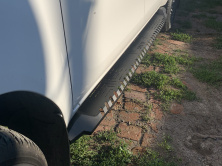 Бокові пороги Dakar V1 без LED (2 шт, метал) Toyota Hilux 2015- гг.