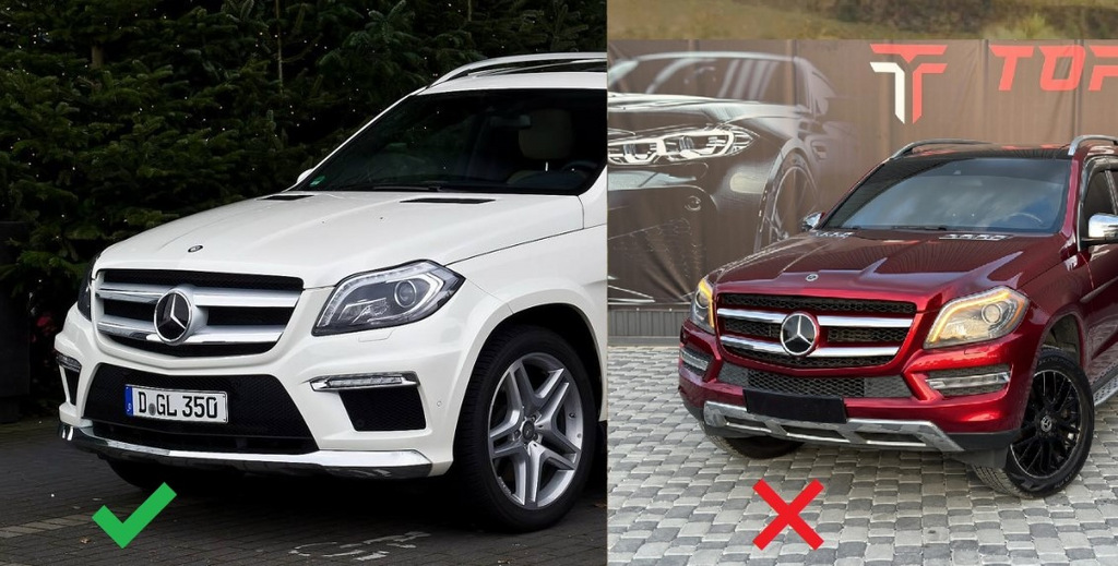 Передня решітка GT Panamericana (для GL High) для Mercedes GL/GLS сlass X166 2012-2019 рр