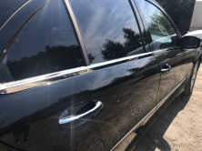 Зовнішня окантовка стекол (нерж) SW, Carmos - Турецька сталь (6 шт) Mercedes E-сlass W211 2002-2009 рр.