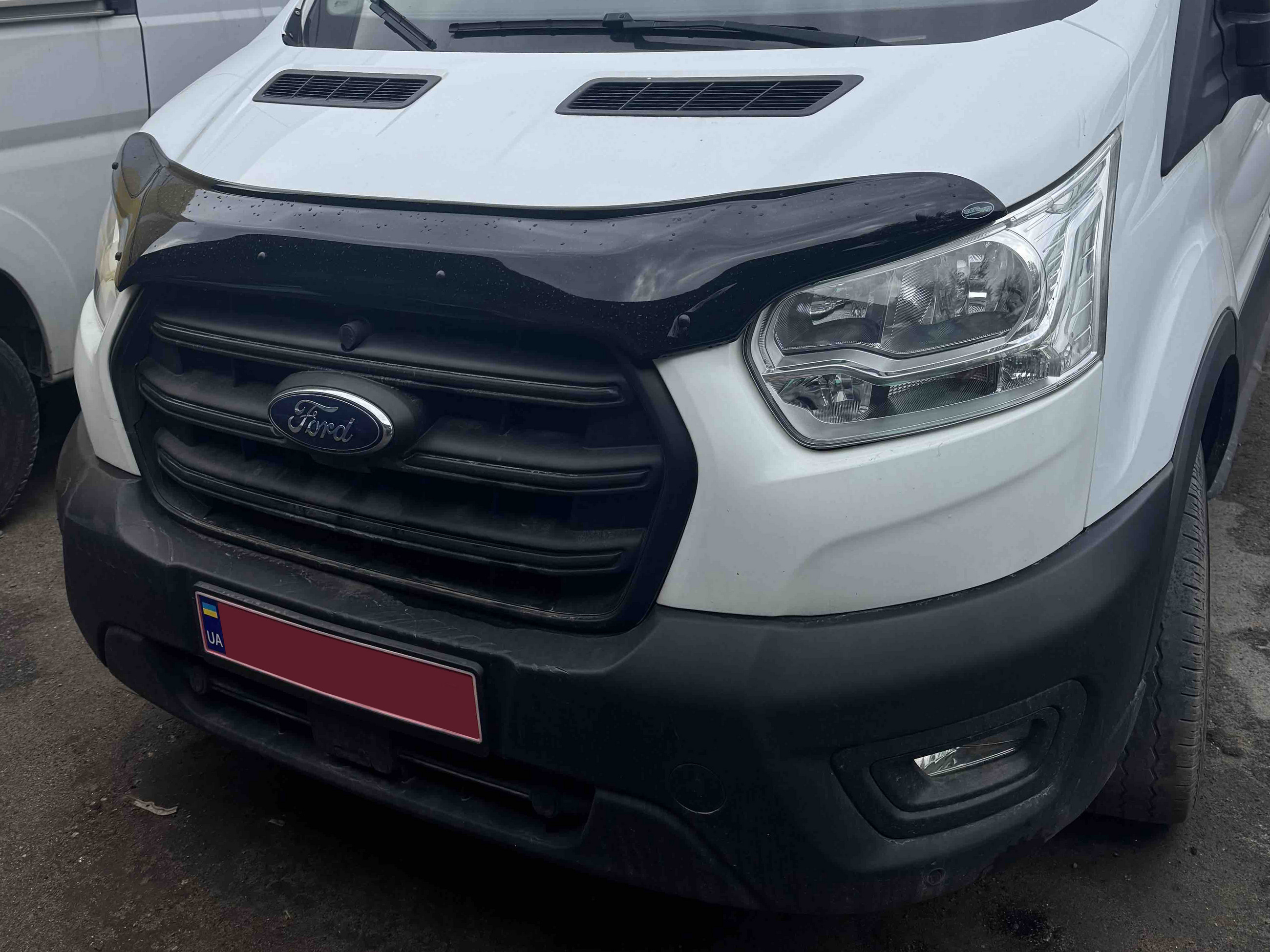 Дефлектор капота EuroCap (2019-2025) для Ford Transit 2014- рр