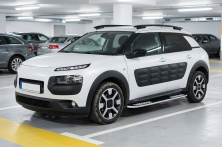 Бокові пороги Tayga V2 (2 шт., Алюміній) Citroen Cactus 2014-2020 рр.