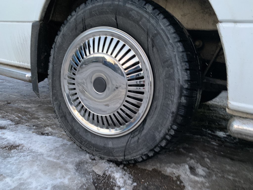 Ковпаки з нержавійки Зірка (1-катковий, 4 шт) для Mercedes Sprinter W906 2006-2018 рр