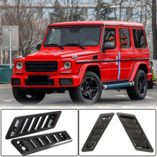 Накладки на передні крила (Cухий карбон) Mercedes G сlass W463 1990-2018 рр.