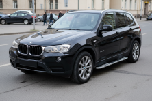Бокові пороги Tayga V2 (2 шт., Алюміній) BMW X3 F25 2011-2018 рр.