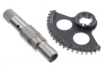 Вал заводной (КПП) ИЖ (+ сектор кикстартера) JING (mod.B)