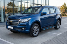 Бокові пороги Maya Blue (2 шт., Алюміній) Chevrolet Trailblazer 2012-2019 рр.