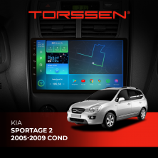 Штатна магнітола Torssen Kia Sportage 2 05-09 conditioneer FL9 4+64Gb 4G Carplay DSP