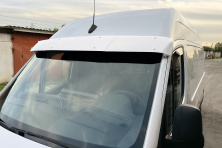 Козирок на лобове скло на рамі (Білий, 5мм) Mercedes Sprinter W907/W910 2018- гг.
