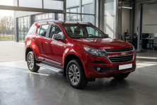 Бокові пороги Maya V2 (2 шт., Алюміній) Chevrolet Trailblazer 2012-2019 рр.