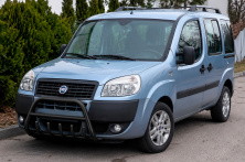 Кенгурятник WT004 Black (чорний) Fiat Doblo I 2005-2010 рр.