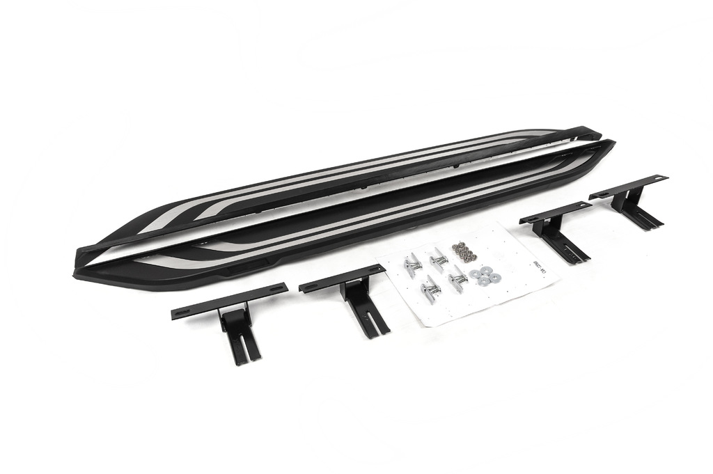 Бокові пороги OEM V2B (2 шт, алюміній) для Toyota Rav 4 2019-2025 рр