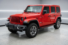 Бокові пороги Maya Red (2 шт., Алюміній) Jeep Wrangler 2018- рр.