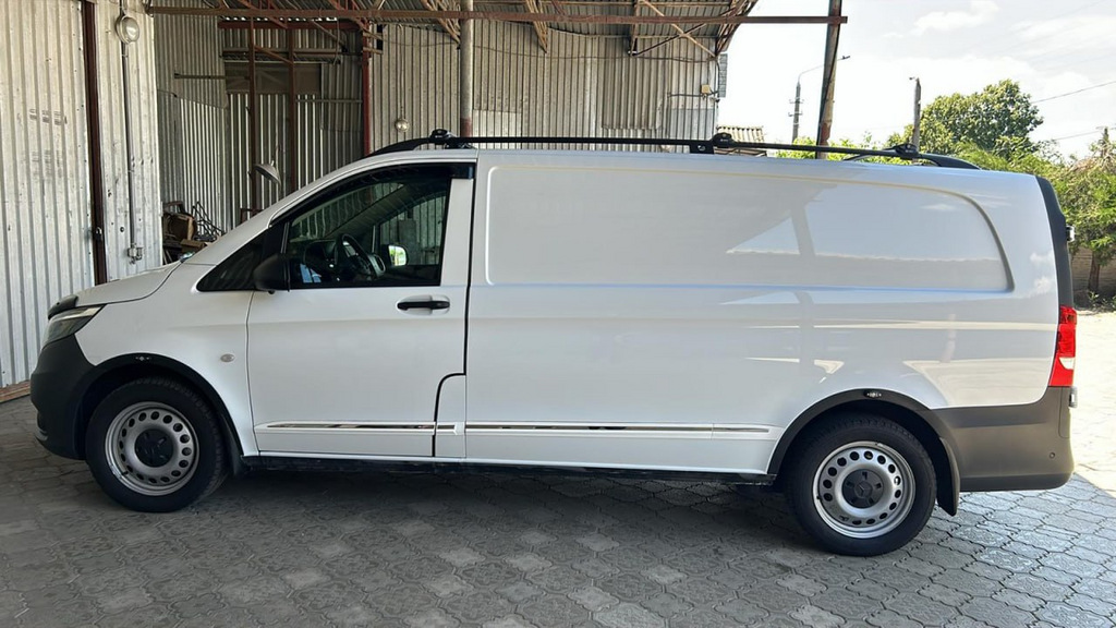 Накладки на арки (4 шт, чорні) для Mercedes Vito/V-class W447 2014- рр