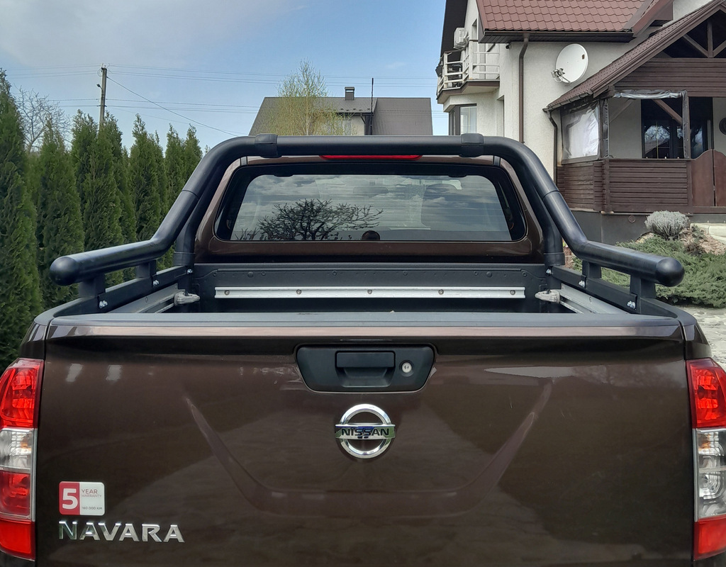 Дуга на кузов (чорна) 60мм для Nissan Navara/NP300 2016- рр