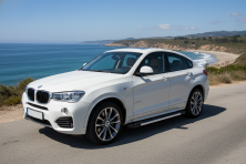 Бокові пороги RedLine (2 шт., Алюміній) BMW X4 F26 2014-2018 рр.