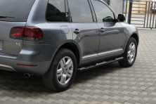 Бічні труби Black (2 шт., нерж) Volkswagen Touareg 2002-2010 рр.