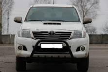 Кенгурятник WT003 Black (нерж) Toyota Hilux 2006-2015 рр.
