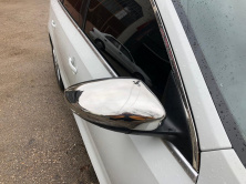 Накладки на дзеркала для EU (2 шт., нерж) OmsaLine - Італійська нержавійка Volkswagen Jetta 2011-2018 рр.