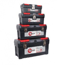 Комплект ящиков для инструментов с металлическими замками, 4 шт INTERTOOL