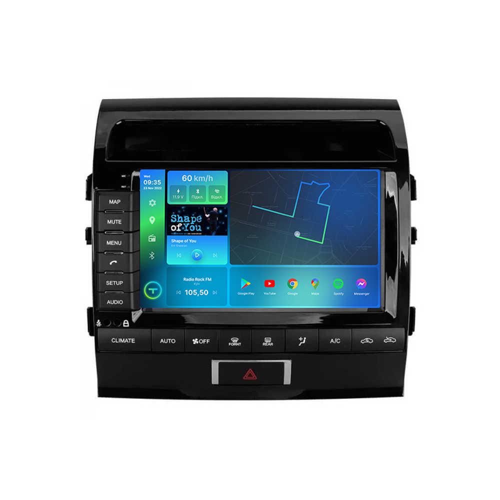Штатна магнітола Torssen 2K Toyota LC200 2007-2015 climate F98256 4G Carplay DSP
