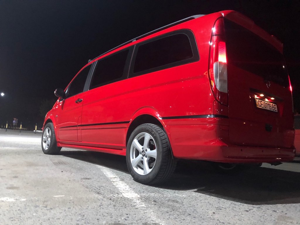 Бокові пороги Exclusive (2 шт, під фарбування) Коротка/Середня база для Mercedes Vito W639 2004-2014 рр