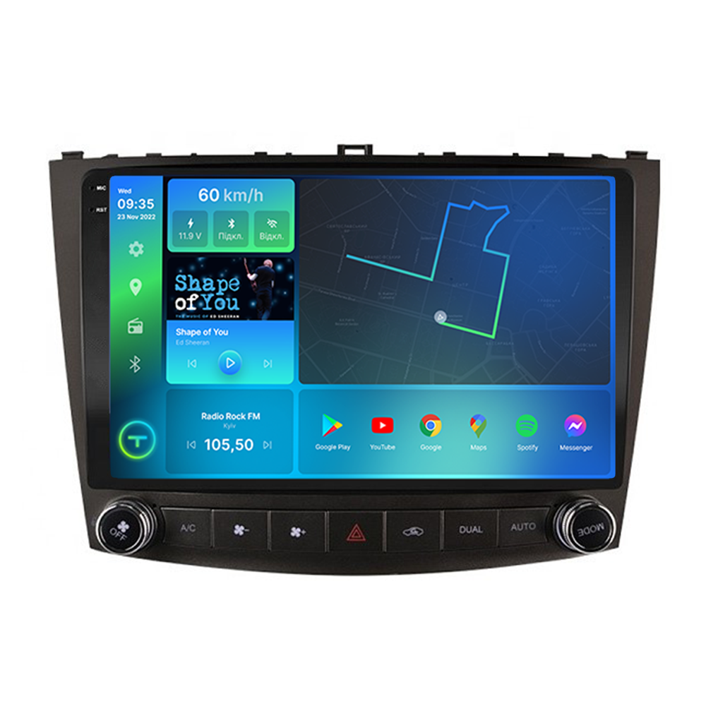 Штатна магнітола Torssen Lexus IS250 05-13 F10332 4G Carplay DSP