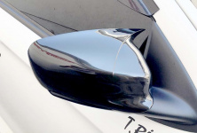 Накладки на дзеркала BMW-Style (2 шт) Citroen C-Elysee 2013-2022 рр.
