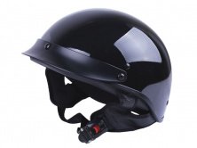 Шолом-каска (mod:MD-513) (чорний глянсовий, size L) VIRTUE AMG