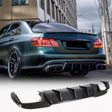 Дифузор заднього бампера V2 (для E63 AMG 2013-2016, Карбон) Mercedes E-сlass W212 2009-2016 рр.