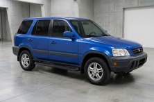 Бокові пороги Tayga Black (2 шт., Алюміній) Honda CRV 2001-2006 рр.
