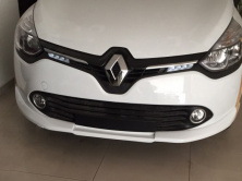 Накладка на передній бампер (під фарбування) для Renault Clio IV 2012-2019 рр