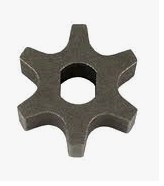 Звезда электропилы (венец привода) (D-30, d-8/10, H-9,5mm) 3/8-6 AZT-3