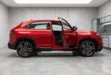 Бокові пороги Vision New Grey (2 шт., Алюміній) Honda eNS1 2022- рр.