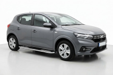 Бокові пороги Tayga V2 (2 шт., Алюміній) Dacia Sandero 2021- рр.