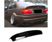 Спойлер CSL-style V1 (для SD, чорний глянець) BMW 3 серія E46 1998-2006 рр.