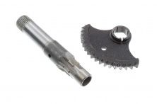 Вал заводной (КПП) ВОСХОД (+ сектор кикстартера) JING (mod.B)